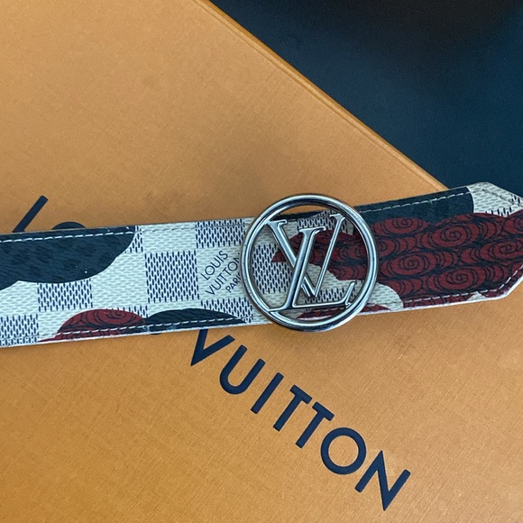 Multi-Color Louis Vuitton Reversible Monogram Belt - Picture 6 of 9